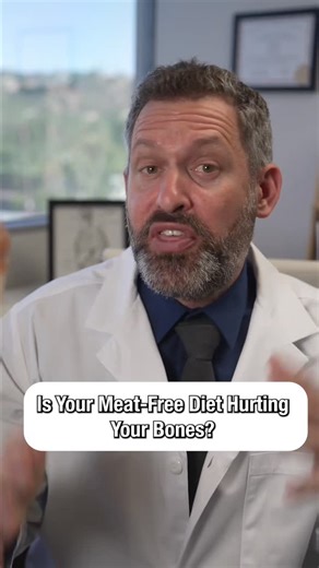 PLANT-BASED BONE HEALTH? 復 Is your meat-free diet secretly putting your bone density at risk? A Doctor explains the key nutrients that plants often lack and what you can do about it. Follow 1MD Nutrition for more doctor-backed mobility tips. | 1MD | Facebook