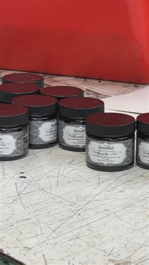 Speedball Calligraphy on Instagram: "Every label tells a story. From our hand to your studio, each ink jar is transformed into a tribute to creativity—ready for your next page. 🖊️ Happy Valentines 💘 #speedballcalligraphy #calligraphy #calligraphyink"