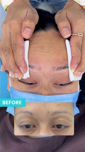 Microblading Treatment Results 🔥 Before After Eyebrow Transformation | Natural Brows
