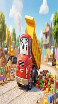 🏗️ 7 Alat Berat Lucu Bekerja Bersama! | Kartun 3D Anak Indonesia