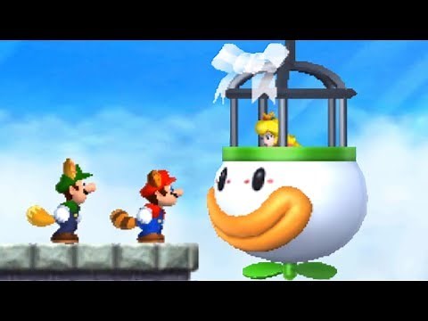 New Super Mario Bros 2 - All Final Castles (2 Player)