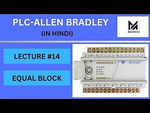 Compare instruction in AB PLC | How to use Equal Block in AB PLC