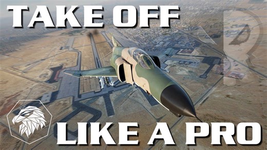 【DCS World】F-4E Phantom II 滑行 & 起飞教程