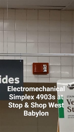Electromechanical Simplex 4903s at Stop & Shop West Babylon #firealarm