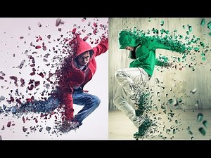 Photoshop 3D Dispersion Effect Tutorial