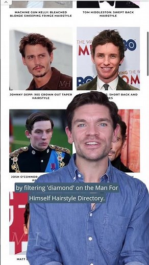 Best Men's Hairstyles For DIAMOND Face Shape