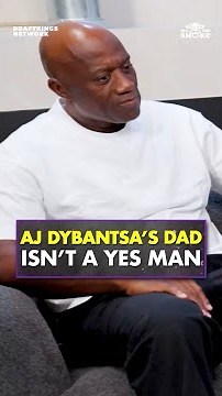 AJ Dybantsa's dad ain't here to be his friend 👀