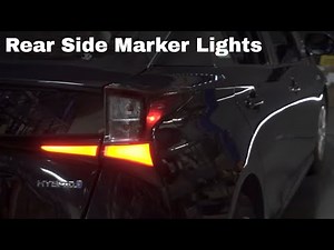 Change | Replace Toyota Prius Rear Side Marker Lights | Install LEDs