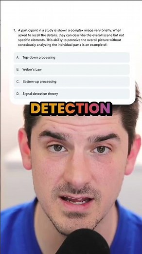 What is top-down processing in psychology?