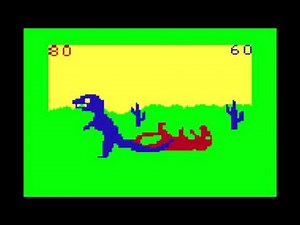 Dino Wars for the TRS-80 CoCo