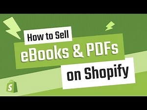 Sell eBooks & PDFs on Shopify in JUST 100 Seconds [2025]