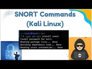Demonstration of SNORT Tool Commands | Kali Linux #ethicalhacking