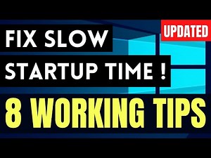 How to Fix Slow Boot/Startup Time on Windows 10 | Boost Your Startup Time | Simple & Working Tips