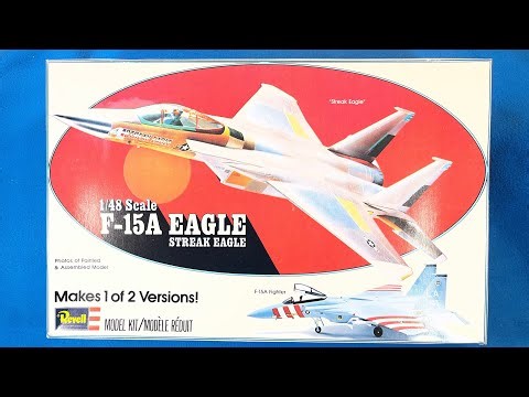 Revell 1977 F-15A Streak Eagle Vintage Model Kit Review Unboxing