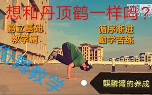 【街舞教学】breaking小技巧。鹤立基础教学！想和丹顶鹤一样吗？？