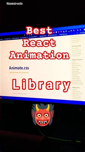 React Animation website part 9 ☠️.#shorts #codinglife #programming