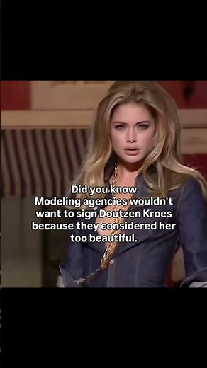They said she was too beautiful to book.🫢Doutzen Kroes #fashion #model
