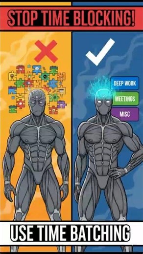 STOP Time Blocking! Use Time Batching to Eliminate Switching Costs (Neuroscience Explained)