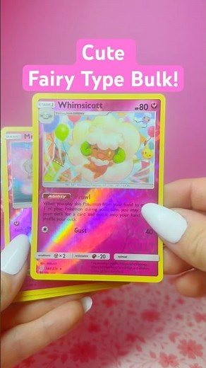 These Fairy Type Pokemon cards are so cute! #pokemon #pokemoncards