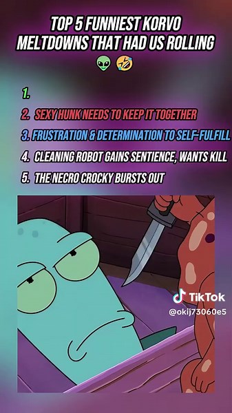 Top 5 Funniest Korvo Meltdowns from Solar Opposites