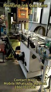 Automatic Printing Ink Can Making Machine Production Line