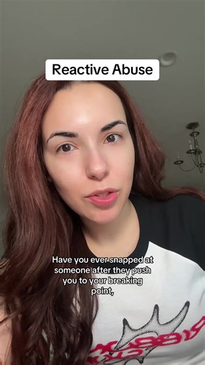 Your reaction wasn’t the problem… the pattern that caused it was! Also I hate this term can we all collectively rebrand it to “provoked reaction” or something 😭 #narcissist #emotionalabuse #redflags