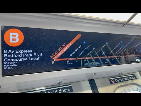 IND Subway: R211A (B) Train Ride from Brighton Beach to Bedford Park Blvd