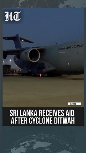 Sri Lanka Receives First Major Aid Deliveries After Deadly Cyclone Ditwah Strikes Hard | #shorts