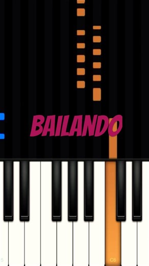 #bailando piano tutorial
