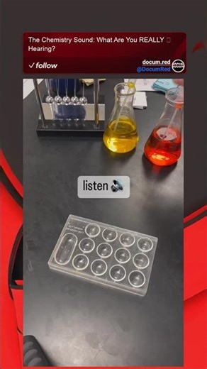 The Chemistry Sound: What Are You REALLY Hearing?