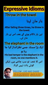 46K views · 302 reactions | Expressive Idioms with Urdu Meanings Why...