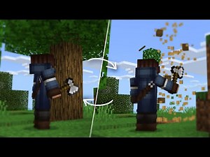 TREE CAPITATOR ADDON! - Minecraft Bedrock Edition 1.21!