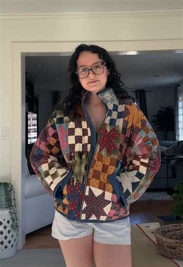 Woohoo quilted jacket!! #sewing #quilting #handmade #crafty #diy