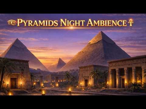 Ancient Egyptian Pyramids Night Ambience