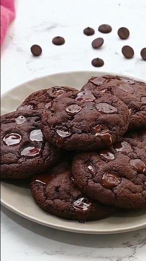 Decadent Homemade Double Chocolate Chip Cookies | Easy Recipe