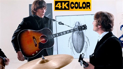 【4K彩色】披头士 The Beatles - I'm Happy Just To Dance With You