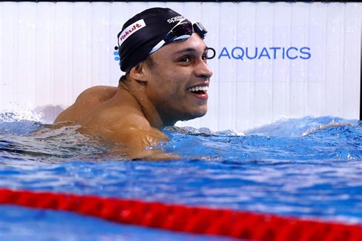 Triple win for Jordan Crooks in record-breaking close to college career