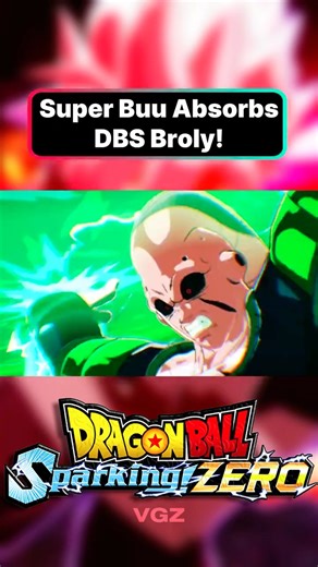 This Absorption Made Super Buu GO CRAZY 💀#dragonballsparkingzero #broly #anime #shorts #fyp
