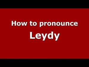 How to pronounce Leydy (Colombian Spanish/Colombia) - PronounceNames.com