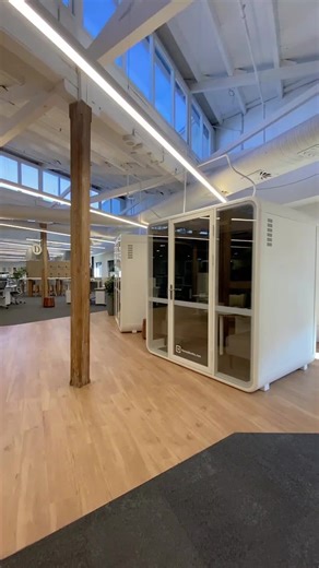 Enhance your office space with Bureau Booths! Find out more at bureaubooths.com #fyp