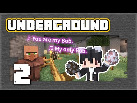 Minecraft 『Underground 地底生存』Ep2 - 蓋個美美的家，秋瓜吼哩聽！♪ You are my Bob.【CC字幕】|| #巧克白 || #Minecraft #麥塊 #生存