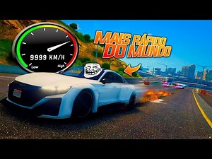 ESSE É O CARRO MAIS RAPIDO DO MUNDO TROLLAGEM