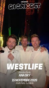 Westlife en concert à Paris !