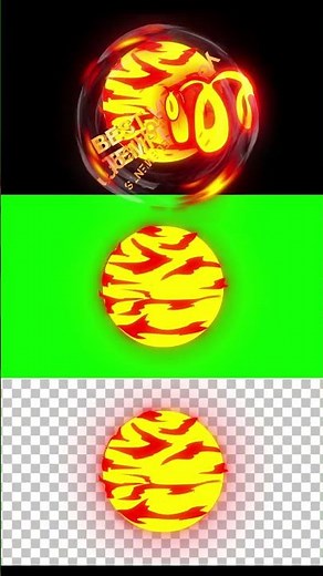 Green Screen Fire FX - Cartoon VFX Elements