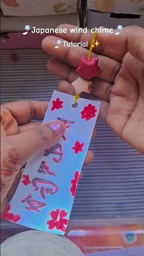 🎐Japanese wind chime tutorial 🎐##風鈴の作り方チュートリアル