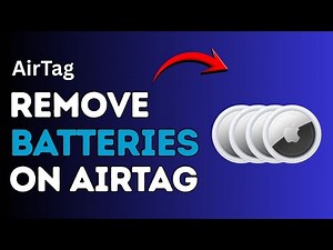 How to Remove Batteries on AirTag !