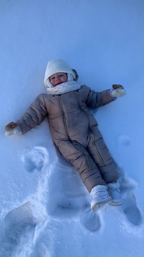Winter Fun: Child Playing in Snowy Wonderland
