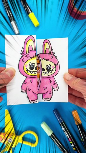 Labubu Halloween Drawing Tutorial for Paper Crafts