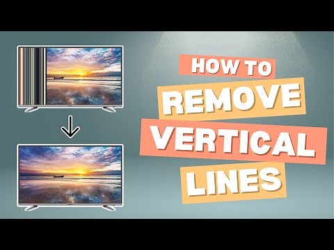 How to remove vertical lines from LED TV | Retronic