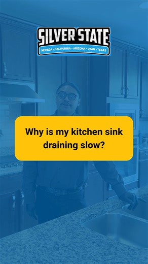 A slow-draining kitchen sink is more than just annoying, it’s usually a sign that something’s building up.  Here’s what might be causing it (and how we can fix it!) https://bit.ly/4rh9qI7 | Silver State HVAC, Refrigeration, and Plumbing | Facebook